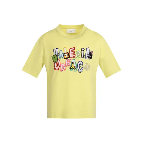 Valeria Obbaco T-Shirt Унисекс Неон Желтый