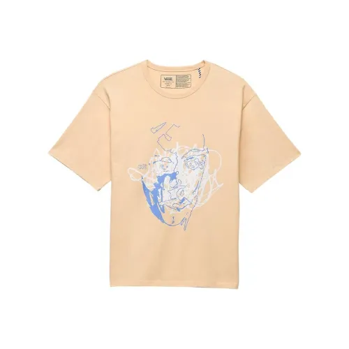 VANS X QUASI Co Branded SS23 Желтая Унисекс T-рубашка