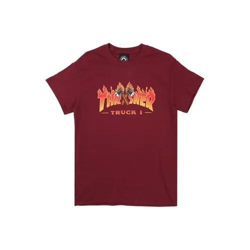 Thrasher Умбра Красный Унисекс Футболка