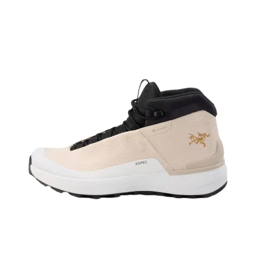 Arcteryx Kopec GTX Износостойкий и Водонепроницаемый MID Топ Походная обувь Женская Бежево-черная
