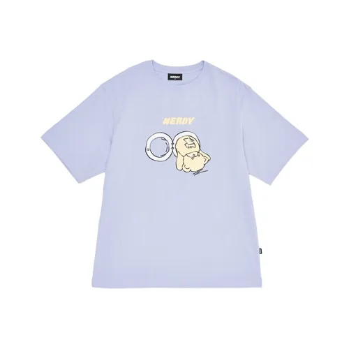 Nerdy Небесно-голубая Унисекс Футболка