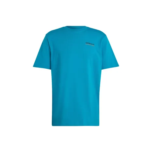 Adidas Originals T-Shirt Мужской Бирюзовый Зеленый