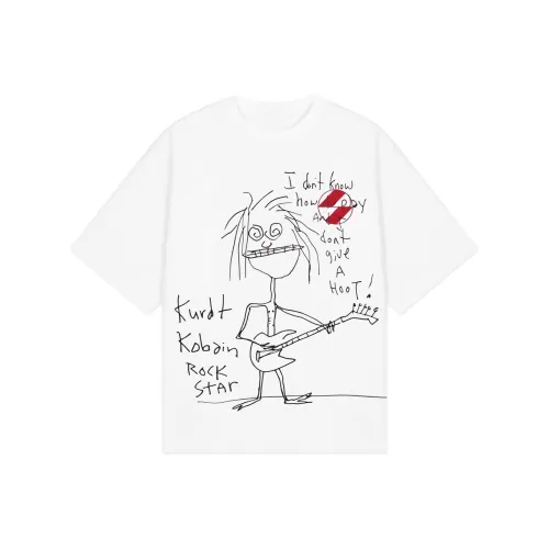 THE SALVAGES FASHION CLUB Белая унисекс футболка