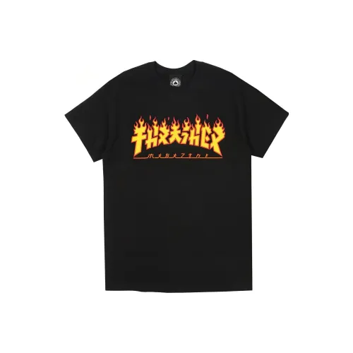 Thrasher T-Shirt US Version Unisex Black Т-Рубашка Thrasher US Version Унисекс Черная