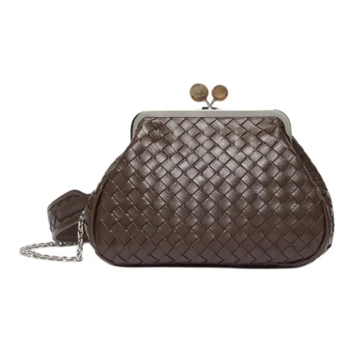 WEEKEND MaxMara Сумка через плечо из коровьей кожи плечевая сумка среднего размера женская темно-коричневая