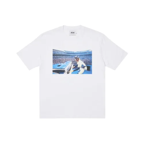 PALACE x Elton John T-Shirt Унисекс Белый