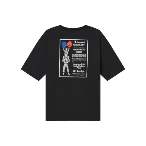 Champion T-Shirt Европейская версия Унисекс