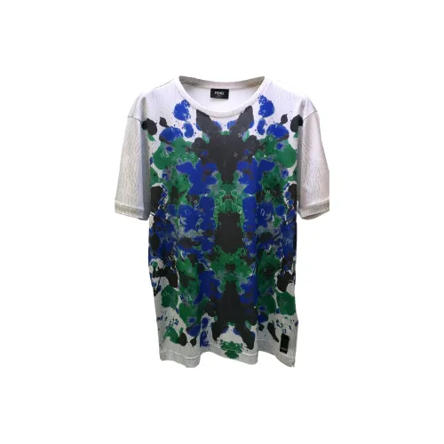 FENDI Белая Мужская T-рубашка