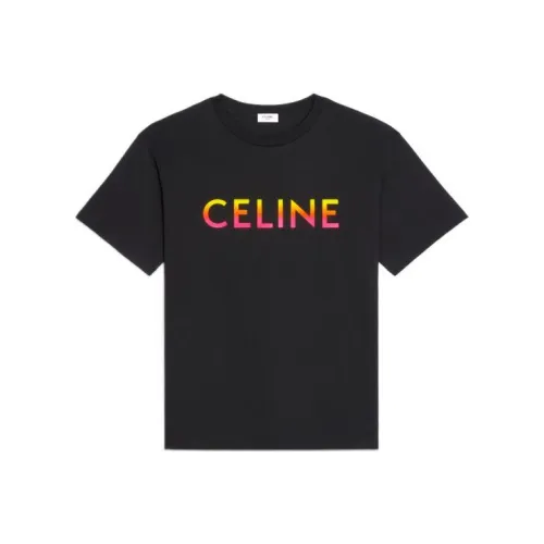 Celine Мужские черные T-рубашки