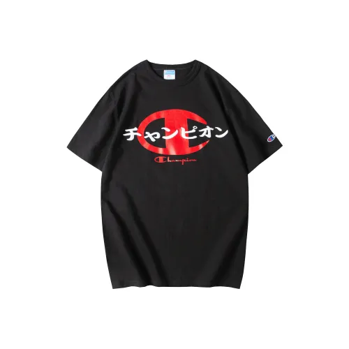 Champion T-Shirt US Version Unisex Black Чемпион T-Shirt США Унисекс Черный