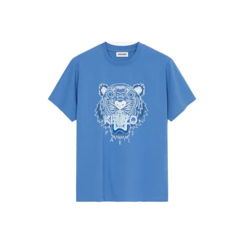 KENZO Classic Tiger Head Синий Мужская T-рубашка
