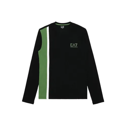 EMPORIO ARMANI EA7 T Рубашка Мужская Черная