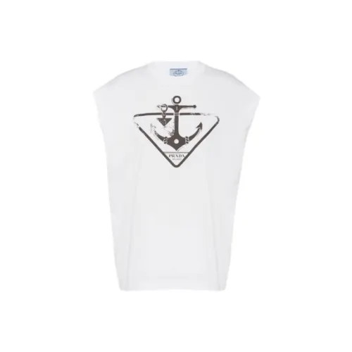 PRADA Белая Унисекс Футболка