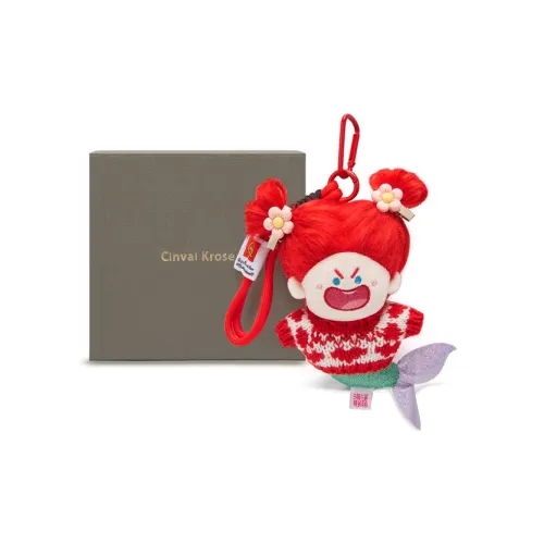 CinvaiKrose Плюшевый брелок для ключей украшение аксессуар для сумки женский красный розовый