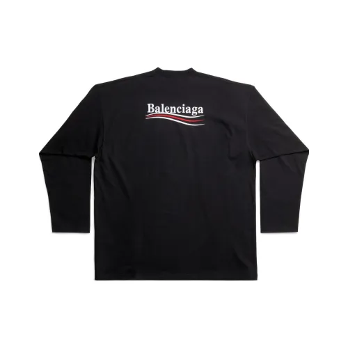 Balenciaga T-Shirt Loose Fit Unisex Black Баленсиага T-рубашка свободного кроя унисекс черная