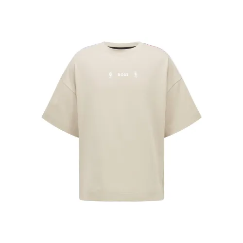 Hugo Boss HUGO BOSS x NBA Светлый Бежевый Мужская Футболка