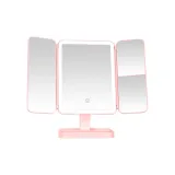 Складной многосторонний зеркально-розовый: 1 шт