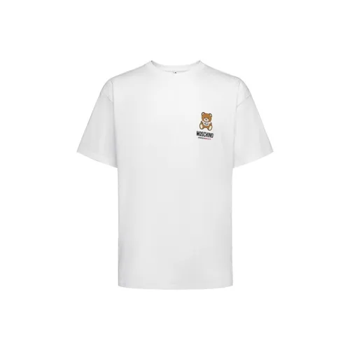 MOSCHINO Белая Мужская T-Рубашка