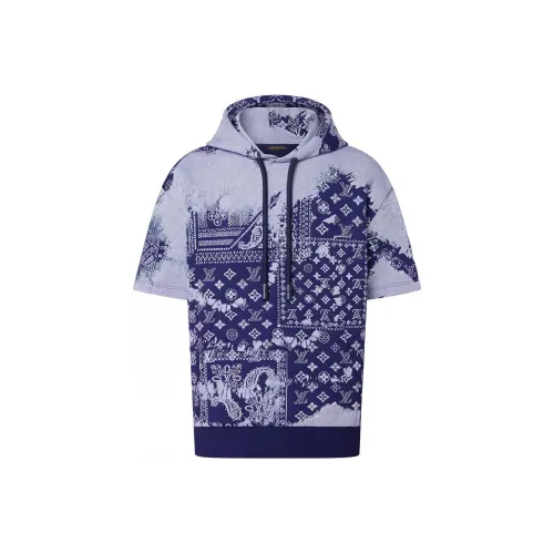 LOUIS VUITTON FW22 T-Рубашка Мужская Синяя