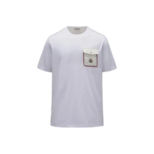 MONCLER SS22 Белый Мужской T-Рубашки