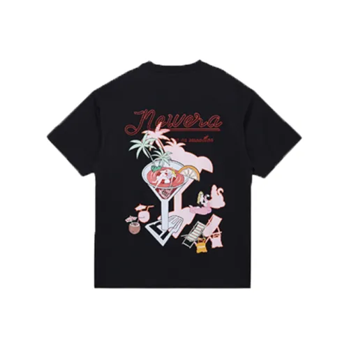 New Era Черная Унисекс Футболка