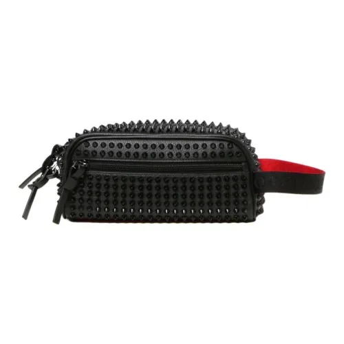 CL LUBOTING Телячья кожа Клатч Унисекс Черный