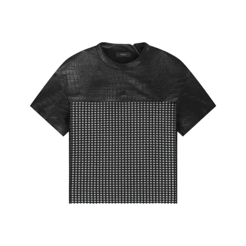 AMIRI Мужские черные футболки