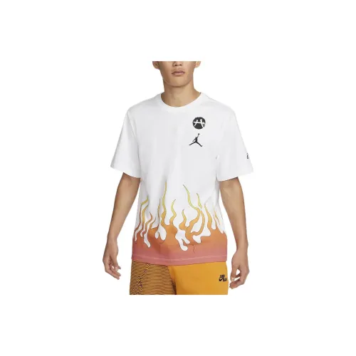 Jordan Brand x Rui Hachimura Белый Мужской T-Рубашки