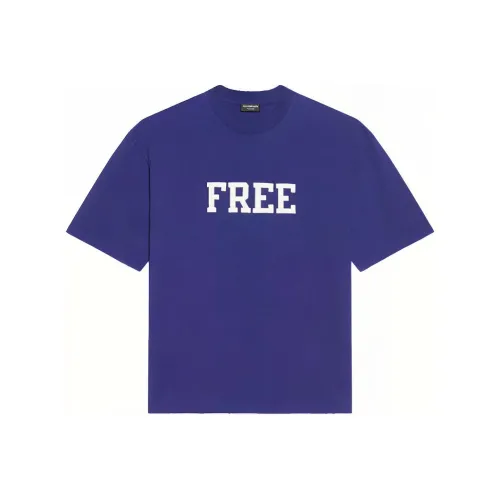 Balenciaga T-Shirt Мужской Темно-синий