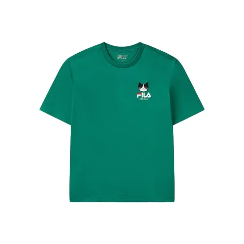 FILA Hedge Зеленая Унисекс Футболка