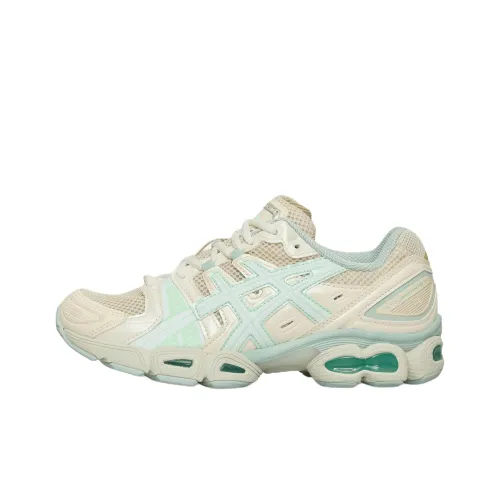 Asics Gel Nimbus 9 Low Топ Беговые кроссовки Женские Зеленый