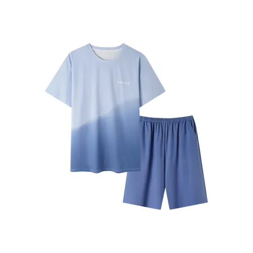 MIIOW Cool One Summer Series Пижамный комплект Мужской Небесно-голубой