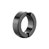 Серьги-кольца Boping Shadow, одиночный (черный)