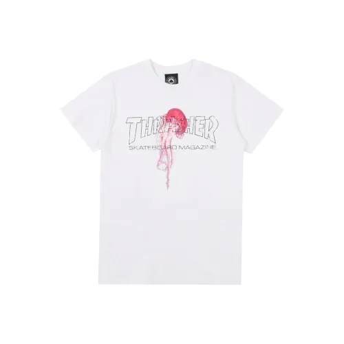 Thrasher T-Shirt US Version Unisex White
