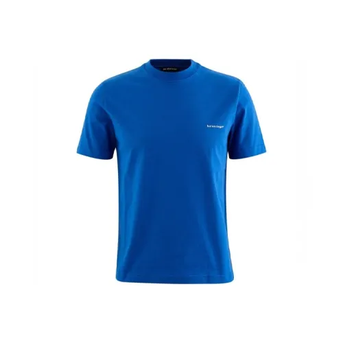 Balenciaga T-Shirt Regular Fit Men's Blue