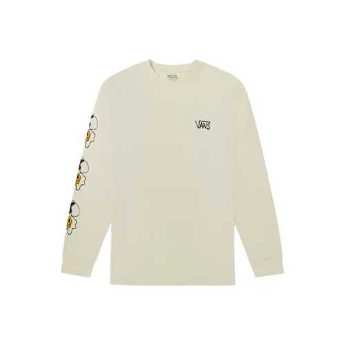 Vans Рукав с оборванным плечом T-рубашка Унисекс Экрю