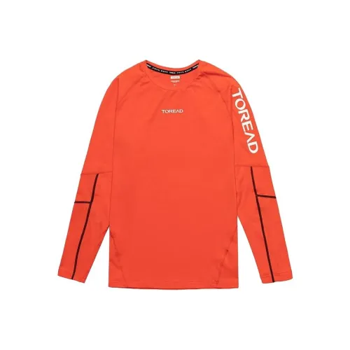 TOREAD T Рубашка Мужская Оранжевая Красная