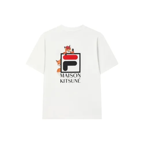 FILA Little Fox T Облачный белый Унисекс Футболка