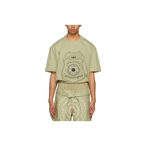 Hood By Air Хаки Мужская T-Рубашка