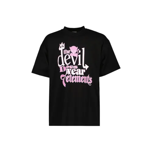 Vetements Черные Мужские T-Рубашки