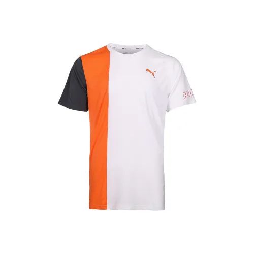 PUMA Оранжевый Красный Мужская Футболка