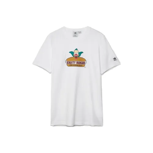 Adidas Originals x The Simpsons Рубашка Мужская Белая