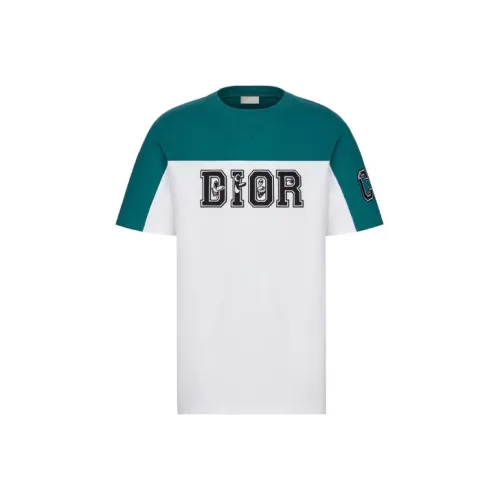DIOR Quarterly New Products Темно-синие мужские футболки T-рубашки