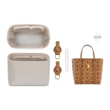 [Коричневый Эксклюзив] Бежевый с флисовой подкладкой + коричневый износостойкий ремешок * золотое защитное кольцо