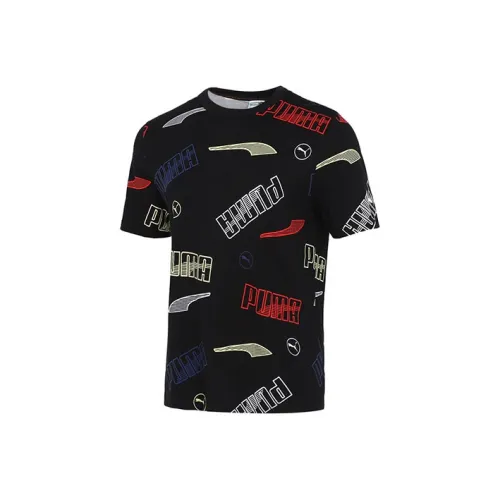 PUMA Мужская черная футболка