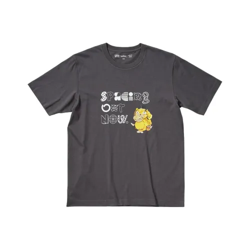 UNIQLO x Pokémon UNIQLO Покемон Co Branded Series T-Shirt Unisex Asphalt Gray