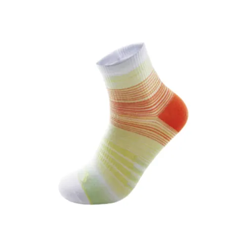ANTA Running Collection Носки до щиколотки Унисекс 1 упаковка Солнечный желтый Dynamic Апельсин Чисто белый