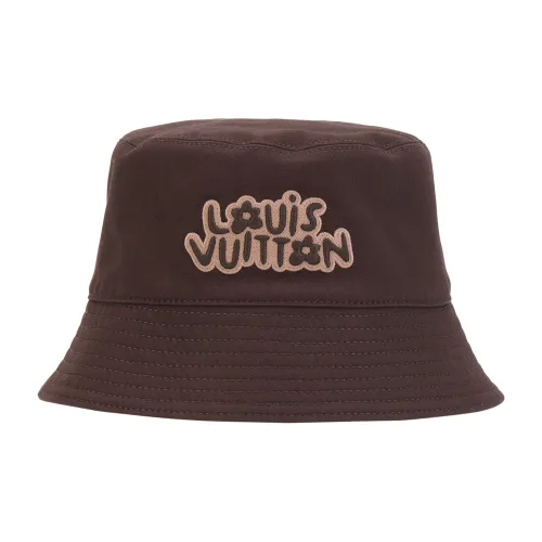 LOUIS VUITTON Мужские хлопковые панамы Коричневый