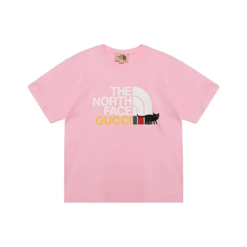 GUCCI X The North Face T-Shirt Мужской Розовый