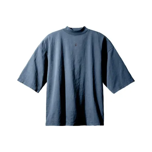 YEEZY Gap X Balenciaga Collaboration Темно-синяя унисекс футболка